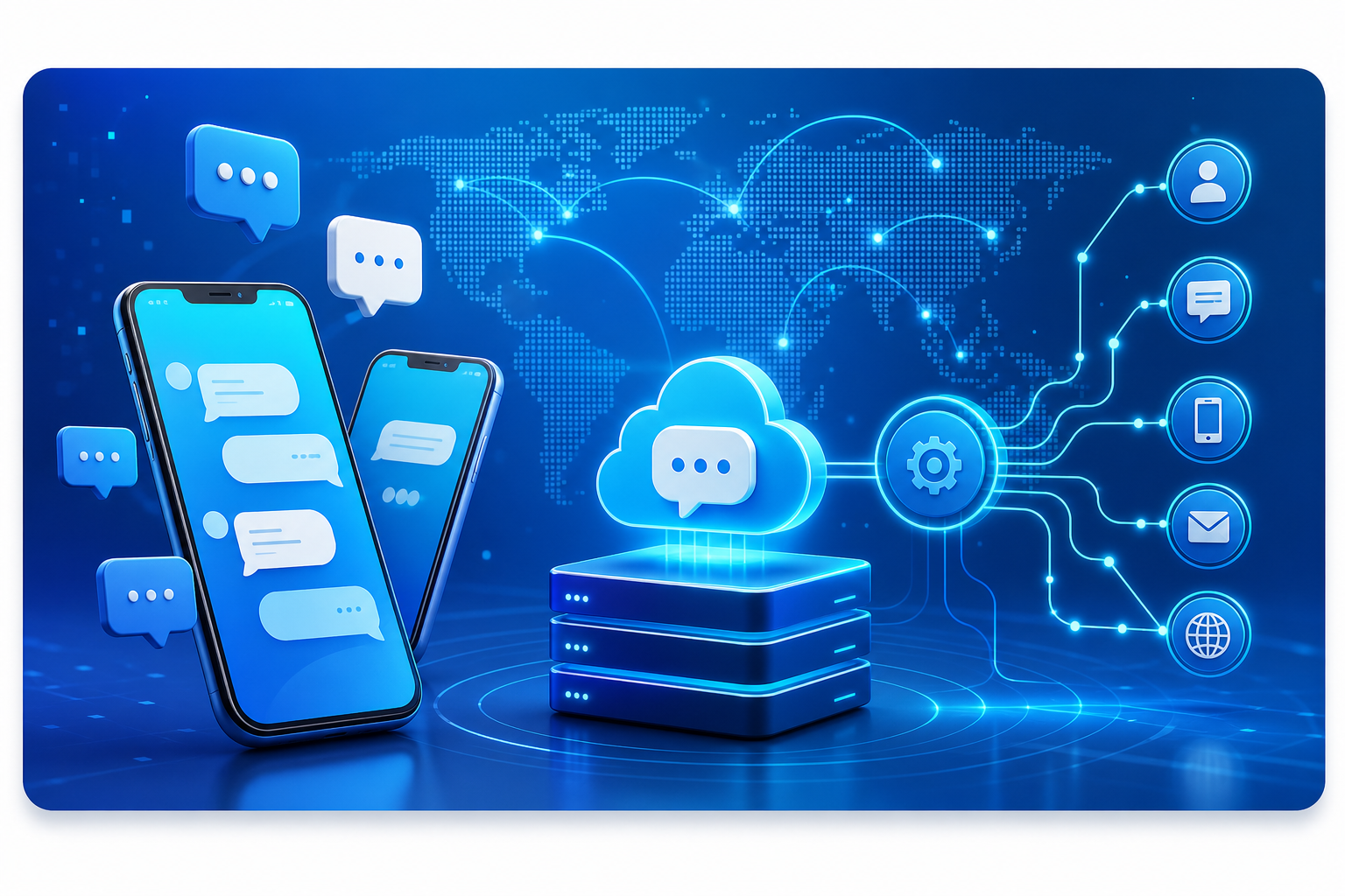 AI-powered messaging and content generation across SMS, email, and social channels